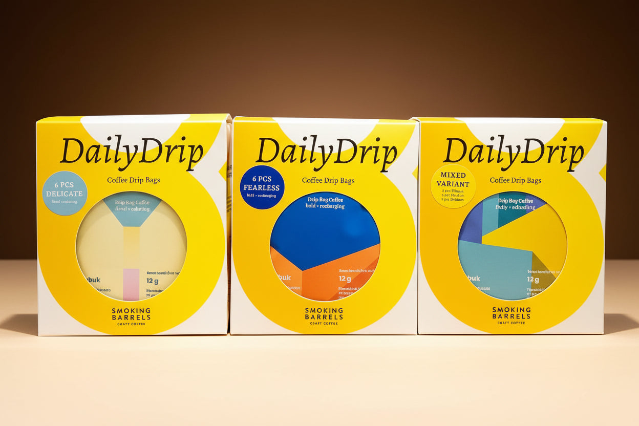Smoking Barrel Daily Coffee Drip 6 pcs - Delicate
