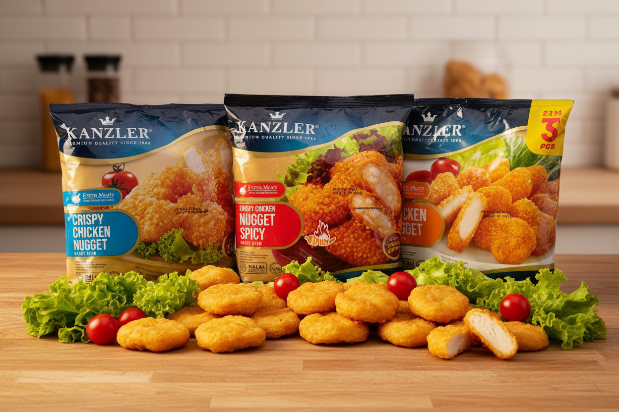 Kanzler Chicken Nugget Crispy 450g. كانزلر ناجتس الدجاج المقرمشة 450 جرام