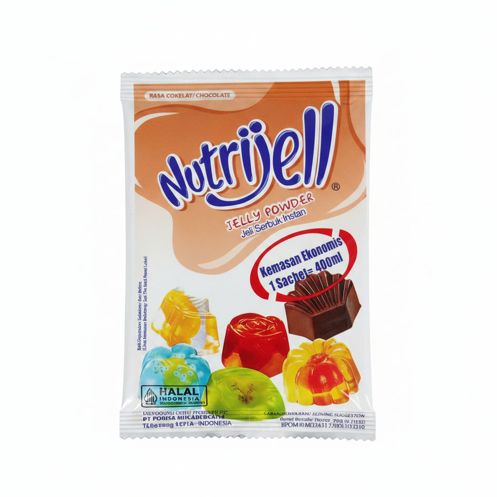 Nutrijell Rasa Cokelat 20g. Nutrijell Cokelat 20g