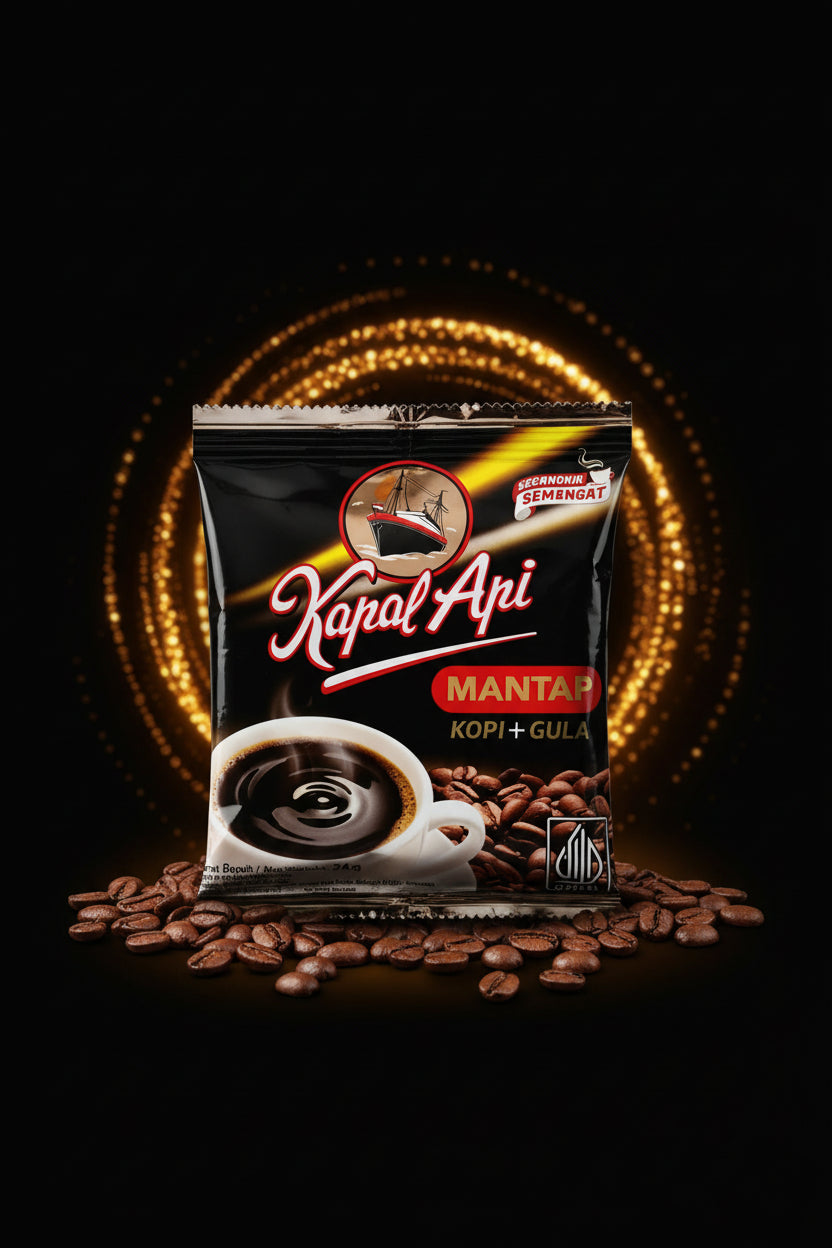 Kapal Api Mantap Kopi + Gula 5x25 gr