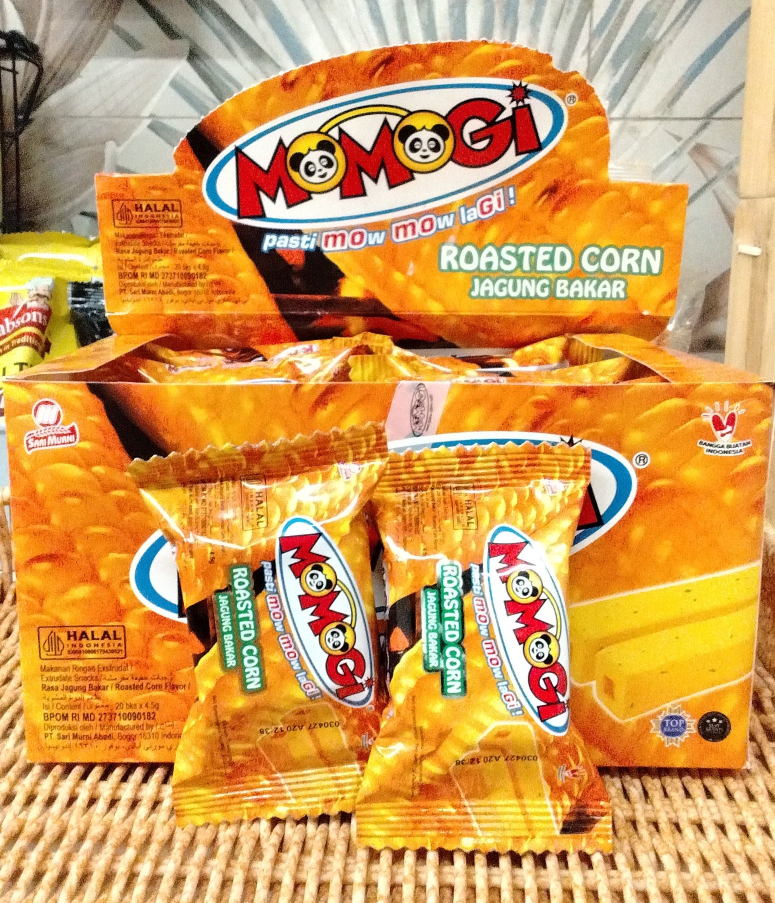 Momogi Jagung Bakar 20x5 gr. ذرة موموجي مشوية 20 × 5 غرام
