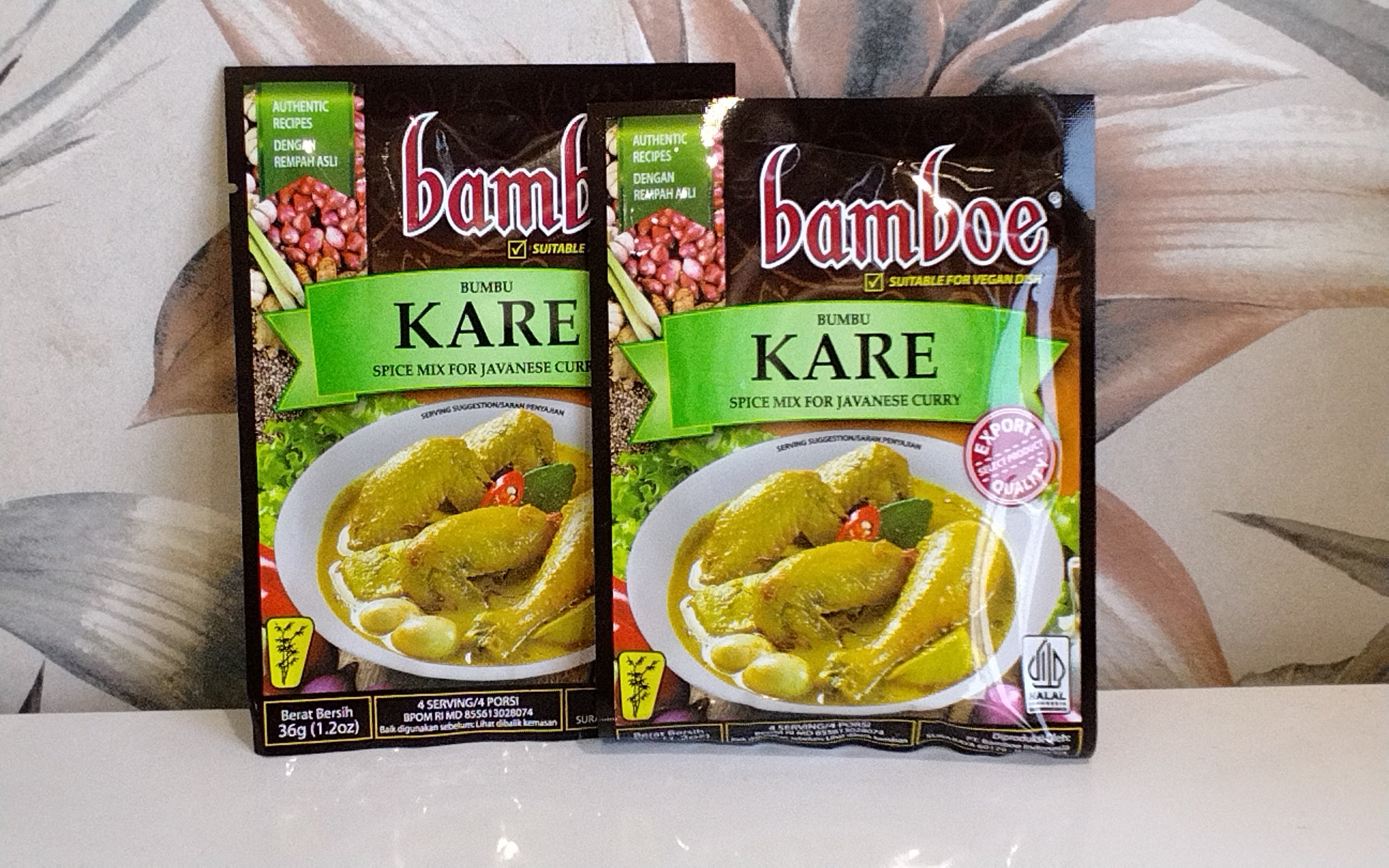 Bamboe Bumbu Kare 36g. بهارات كاري بامبو 36 غرام