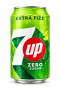 7up Extra Fizz Zero Sugar 330ml. سفن أب إكسترا فيز زيرو شوجر 330 مل