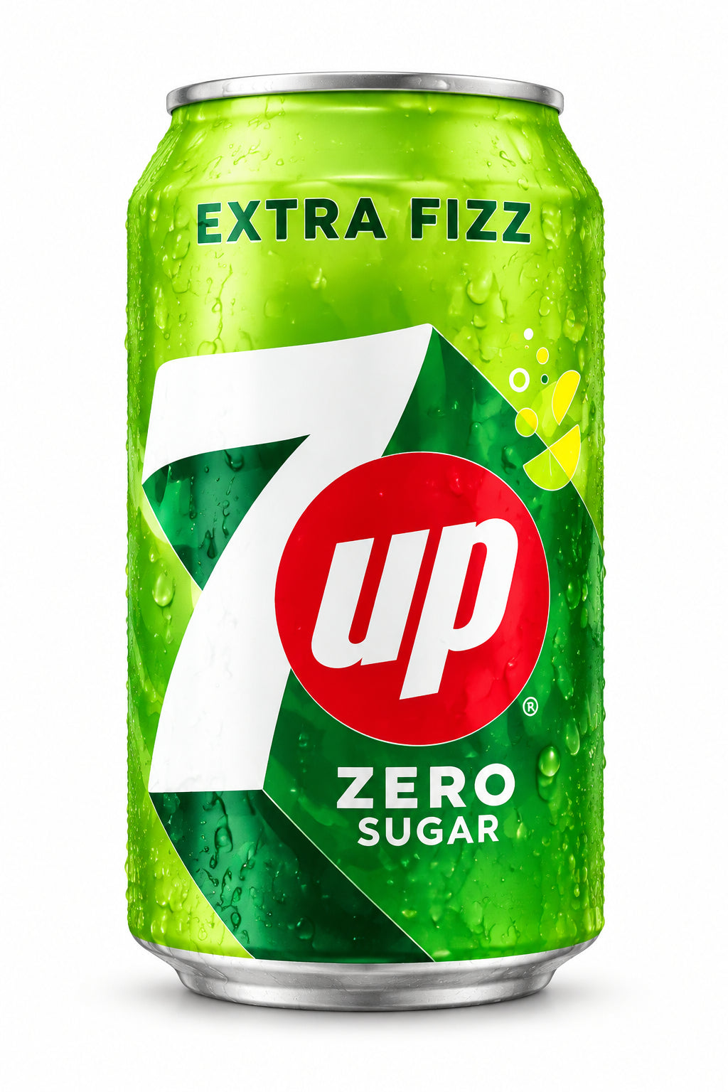7up Extra Fizz Zero Sugar 330ml. سفن أب إكسترا فيز زيرو شوجر 330 مل