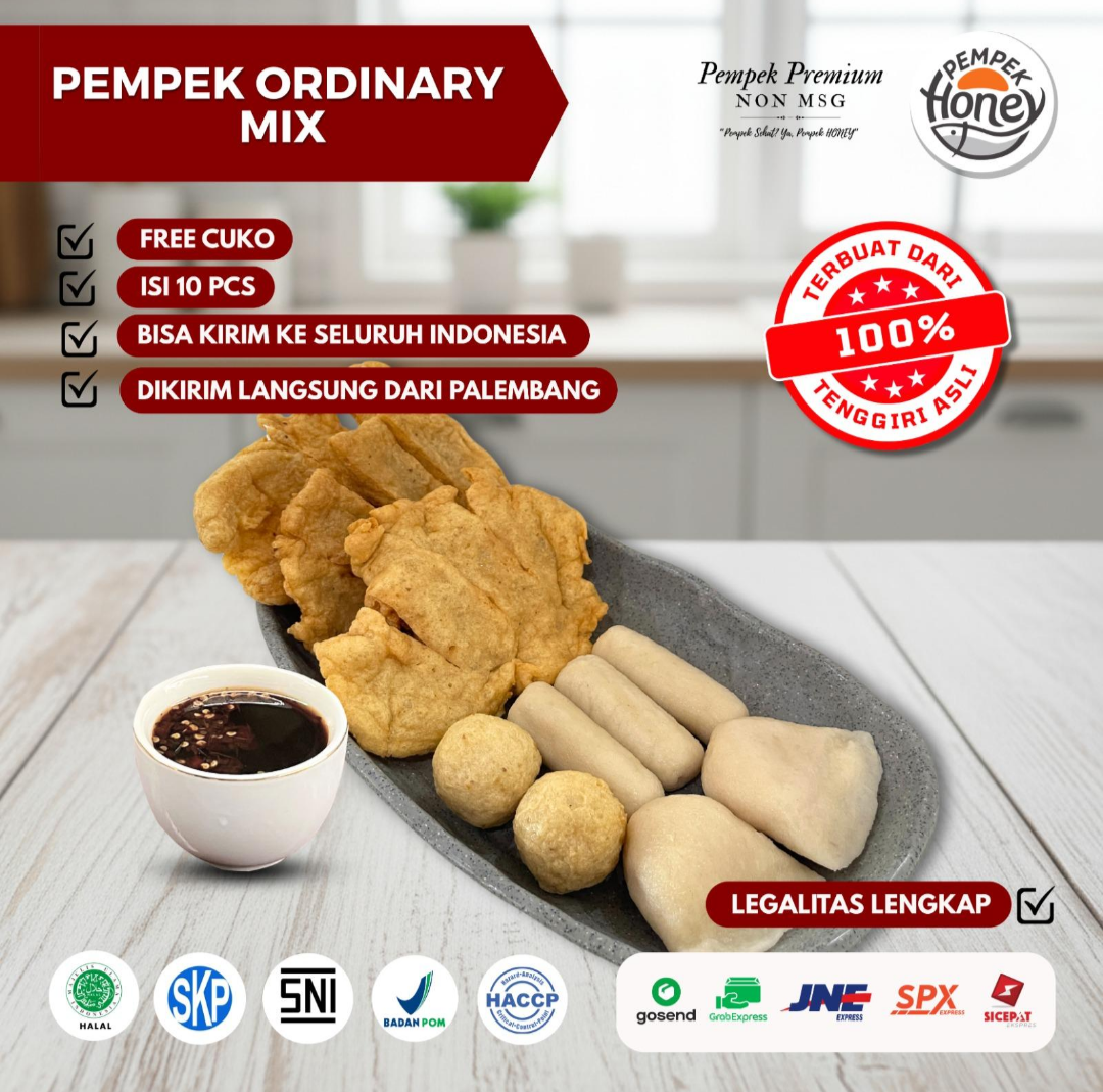 Pempek Honey Regular Mix 500g. مزيج عسل بيمبيك العادي 500 غرام