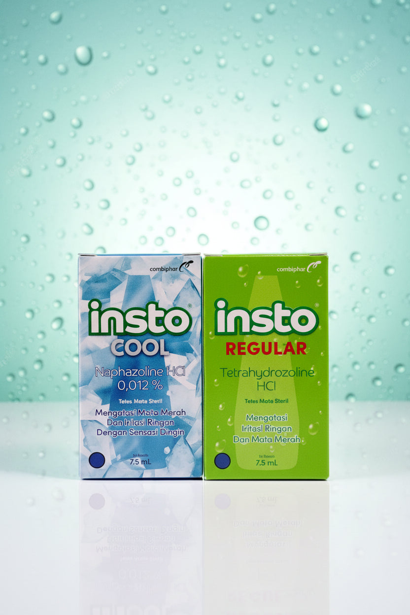 Insto Cool Naphazoline Eyedrops 7.5ml. قطرات العين إنستو كول نافازولين 7.5 مل