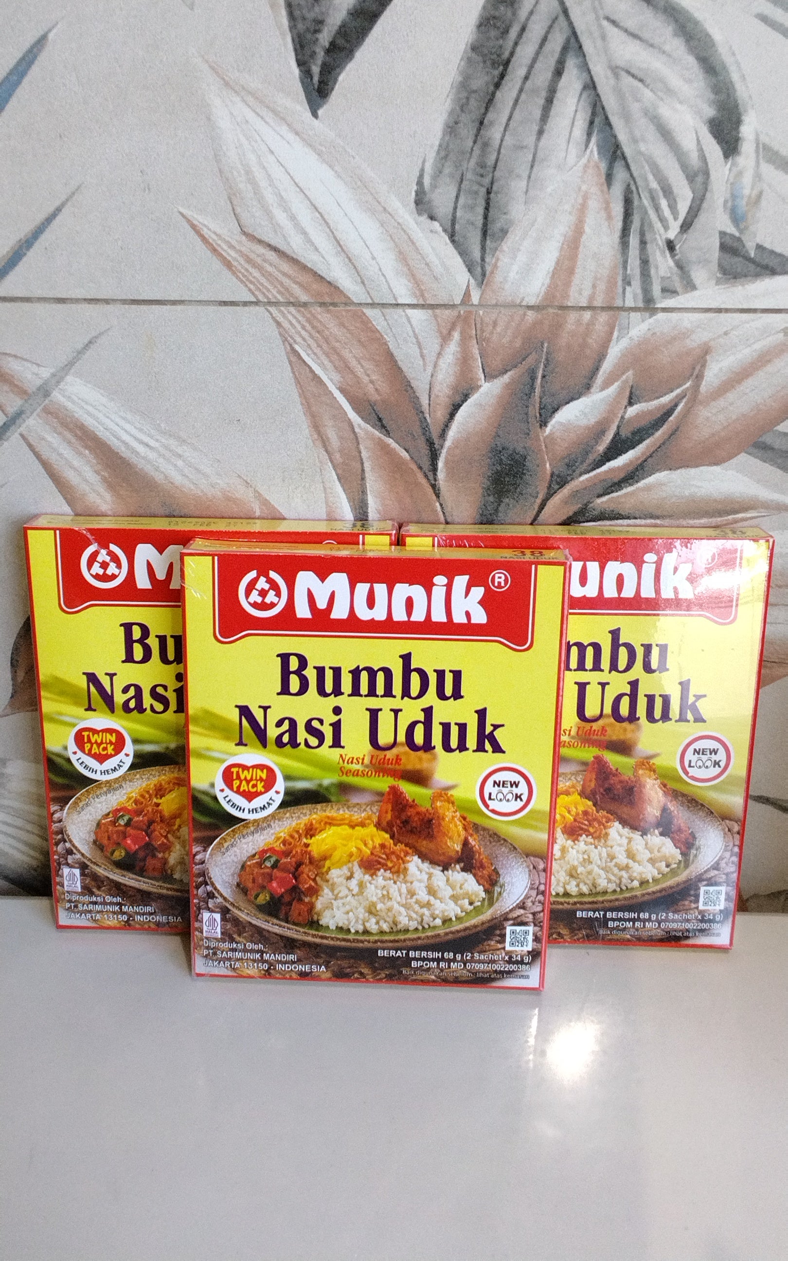 Munik Bumbu Nasi Uduk 34gr.مونيك بومبو ناسي أودوك 34 جرام.