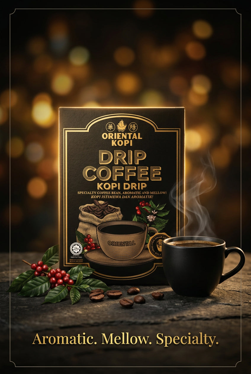 Oriental Kopi Drip Coffee 10x18g. قهوة أورينتال كوبي المقطرة 10 × 18 غرام