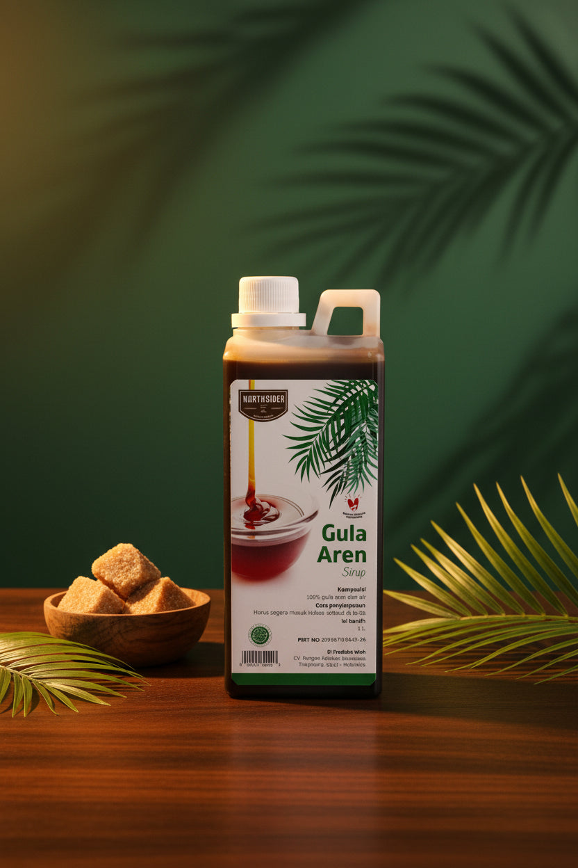 Northsider Gula Aren Sirup 1ltr. شراب نورثسايدر الأصفر 1 لتر