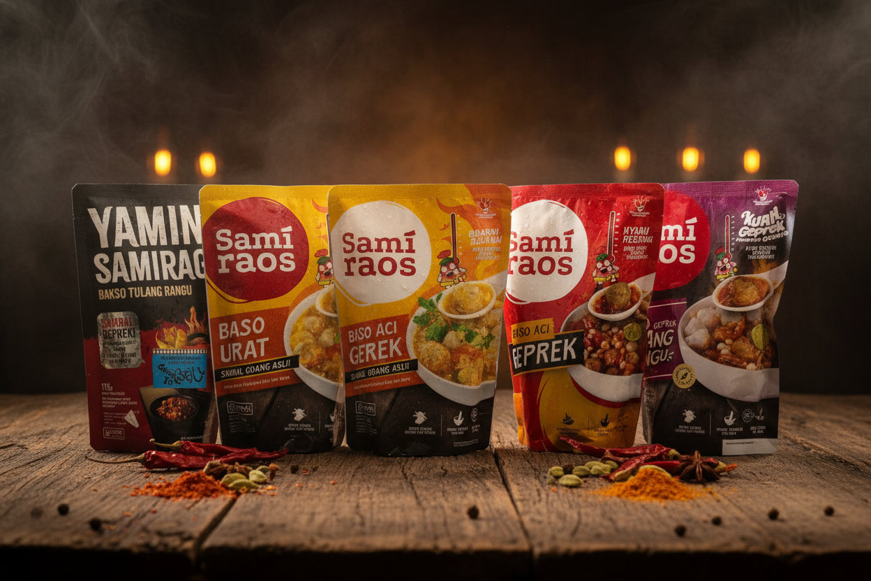 Marisco Sami Raos Bakso Urat Sambal Goang 150gr. ماريسكو سامي راوس سامبال جوانج كرات اللحم 150 جرام