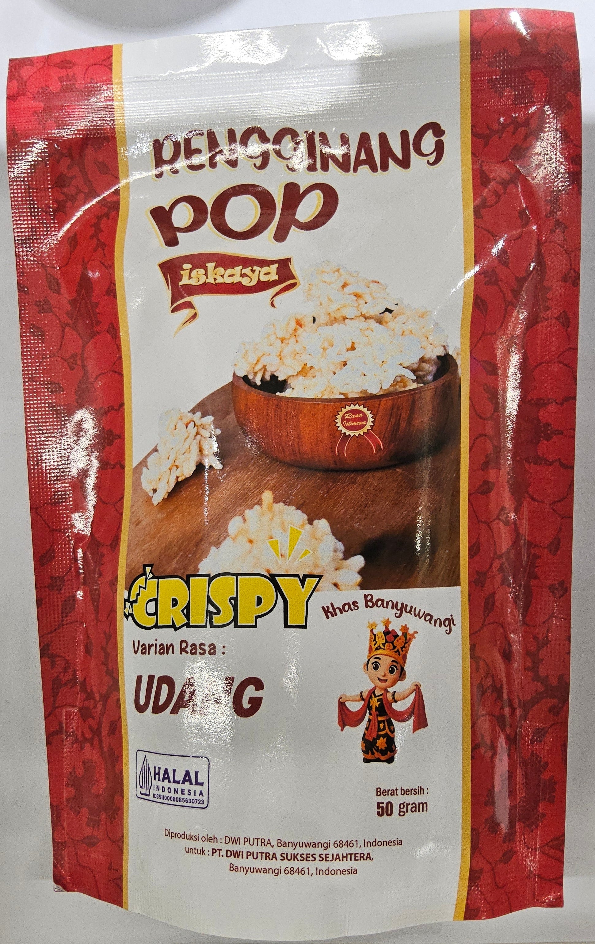 Iskaya Rengginang Pop 50g T