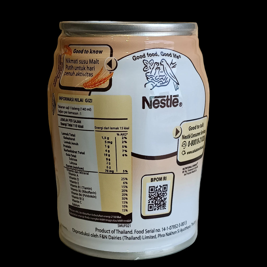Nestle Bear Brand Susu Gold Malt Putih 140ml