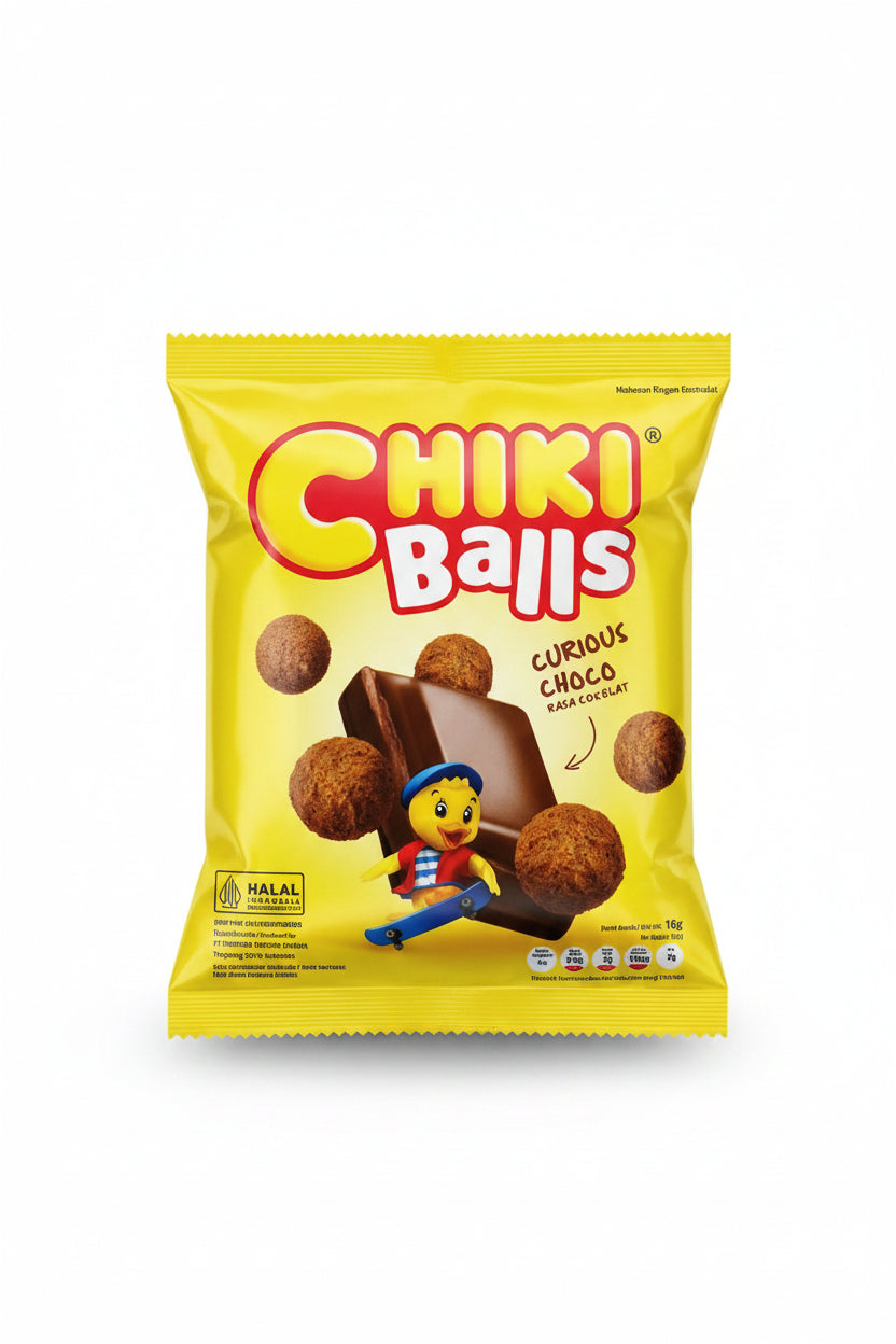 Chiki Balls Rasa Cokelat 16g.