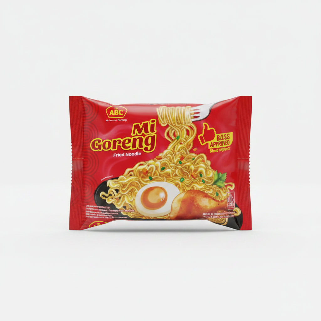 ABC Mi Goreng Fried Noodles 70g. نودلز مقلية من نوع ABC Mi Goreng، 70 غرام