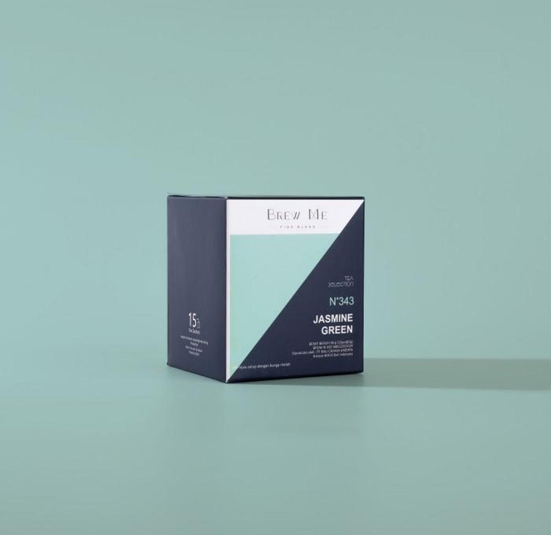Brew Me Tea كيس شاي أخضر بالياسمين 2 جم