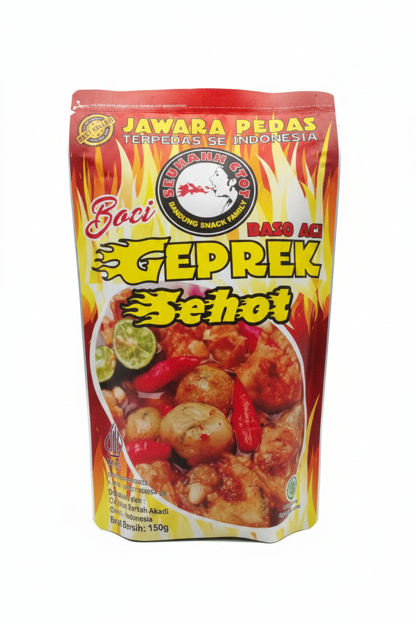 Baso Aci Geprek Sehot 150g. Bakso Aci Geprek Panas 150g