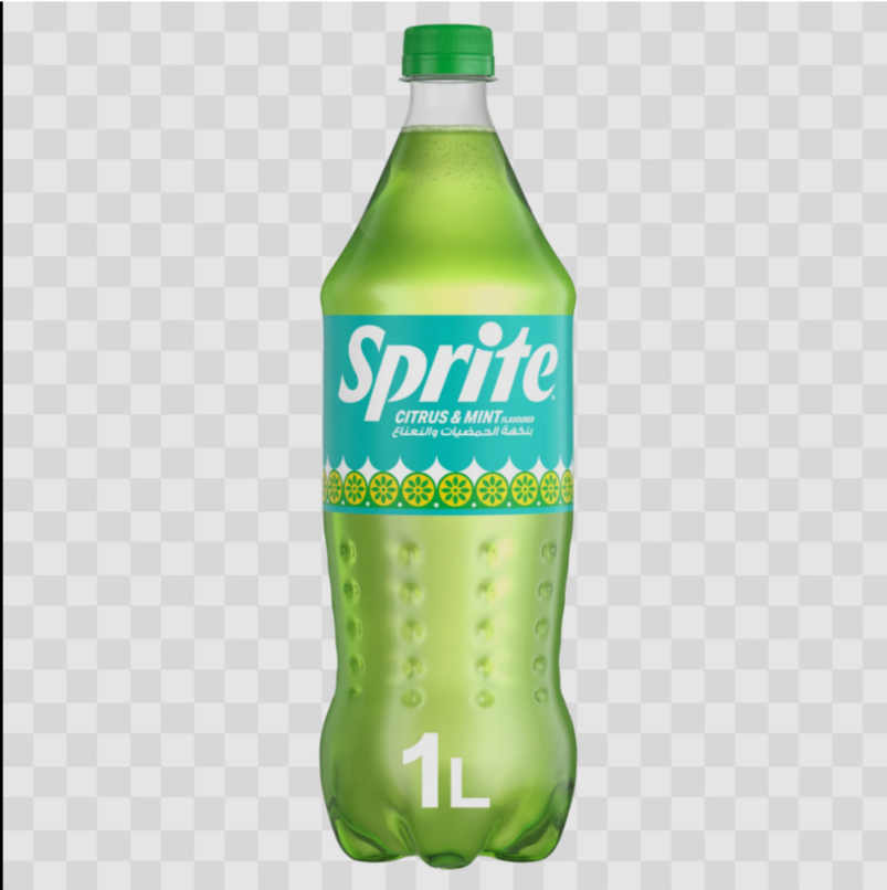 Sprite Lemon Mint 1.25l. سبرايت بالليمون والنعناع 1.25 لتر