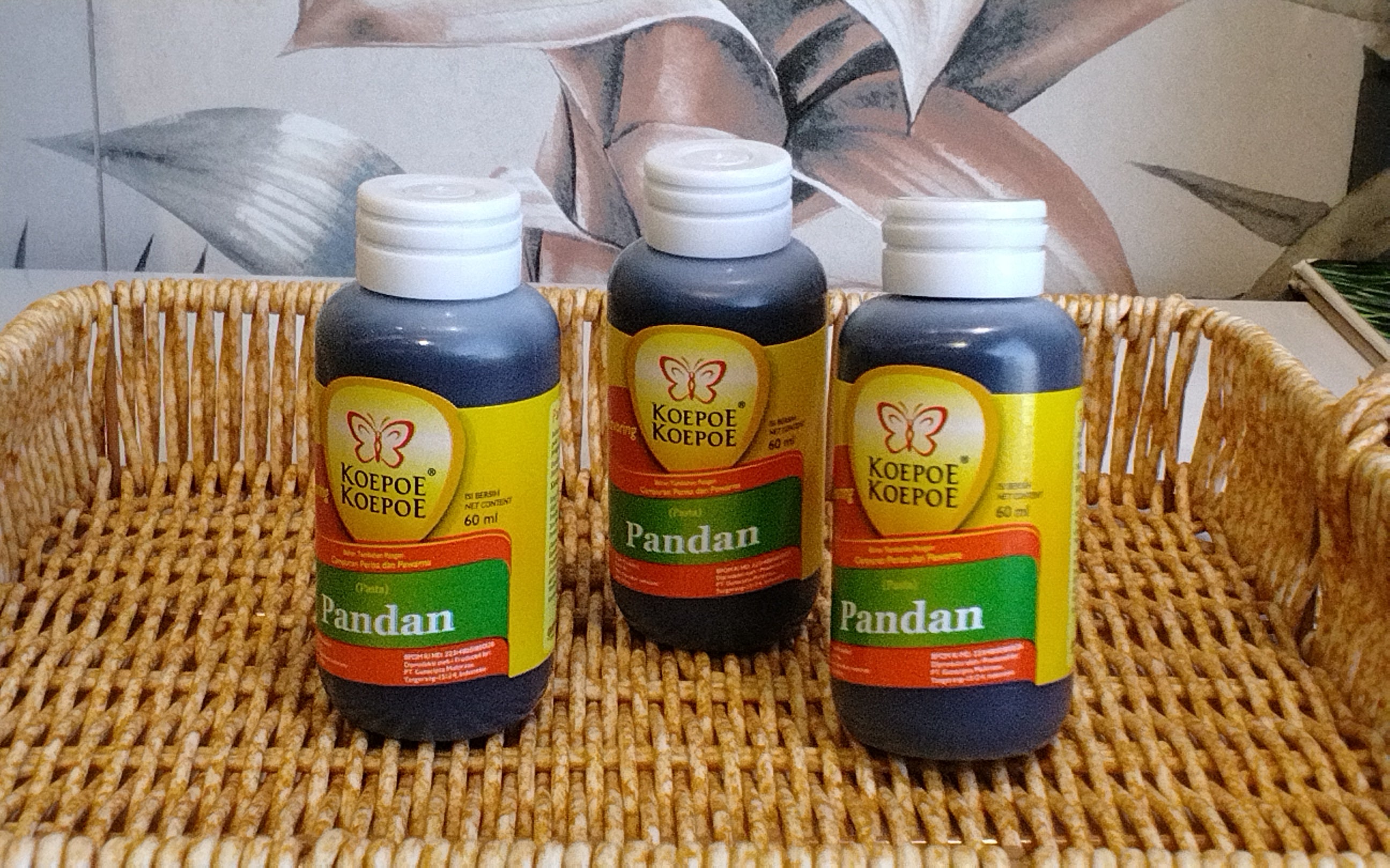 Koepoe-Koepoe Pasta Pandan 60ml. معجون الباندان من كوبوي-كوبوي 60 مل