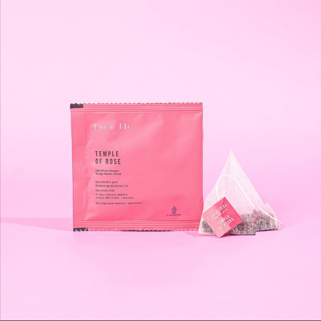 Brew Me Tea Temple Of Rose Loose Leaf 3g. Teh Brew Me Temple of Rose Daun Teh Curah 3g