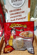 Trinil - Mbaksoimah Oplosan Mozzarella Bakso + Bumbu Kuah.كرات لحم موزاريلا مشكلة مع توابل مرق اللحم