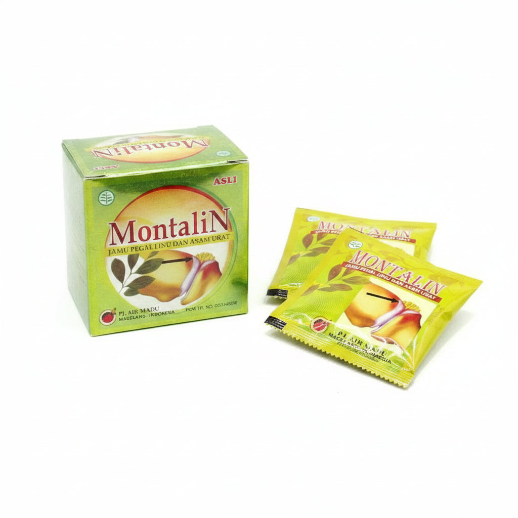 Montalin 4capsule sachet. مونتالين، عبوة من 4 كبسولات