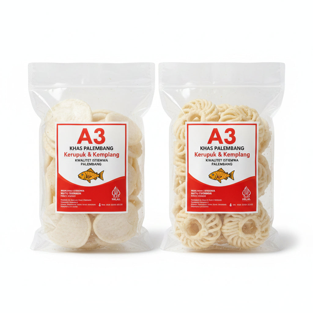 A3/1001 Kerupuk Palembang Kemplang L. A3/1001 مقرمشات باليمبانج كيمبلانج إل