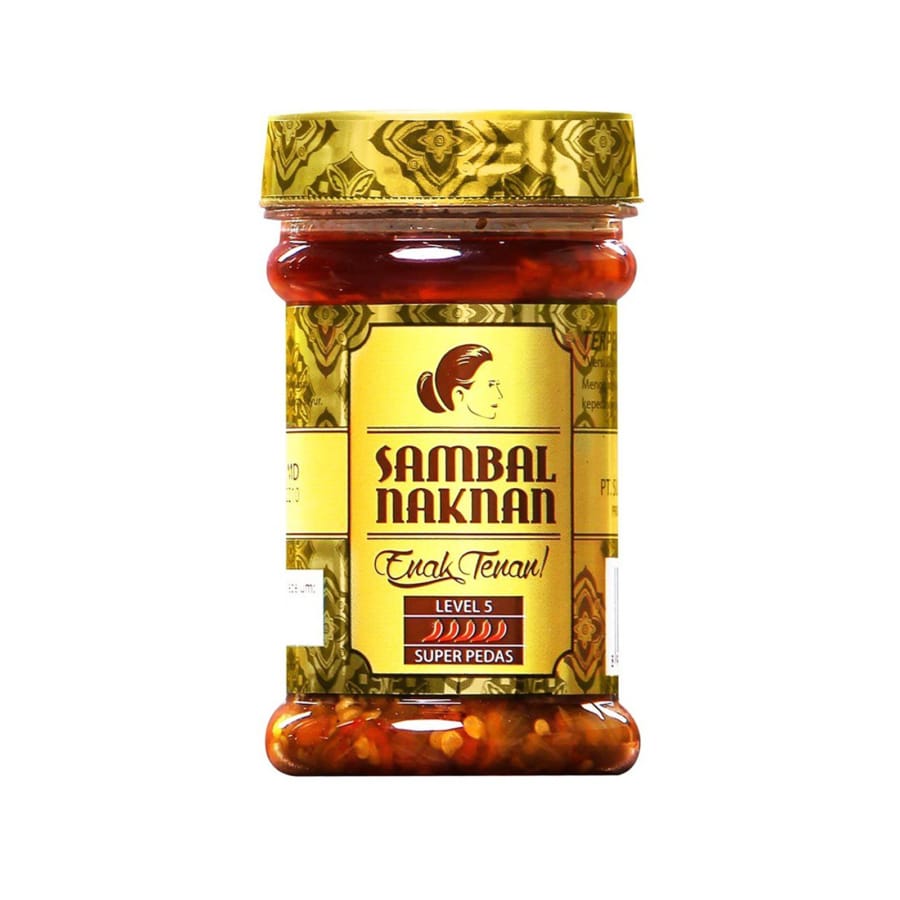 Sambal Naknan Sambal Bawang Level 5 140gr. سامبال ناكنان سامبال باوانج المستوى 5 140 جرام