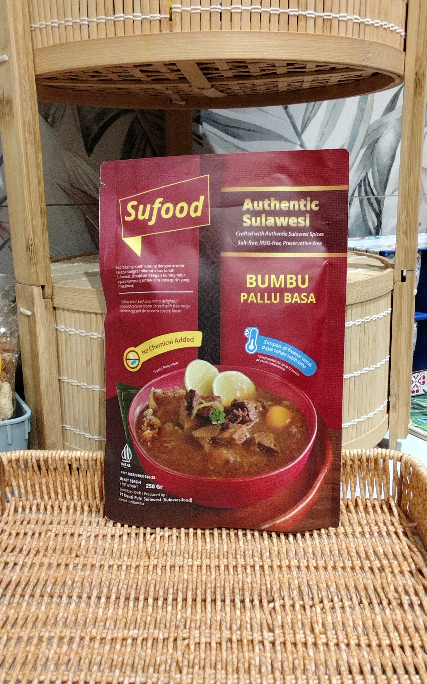 Sufood Authentic Sulawesi Bumbu Pallubasa 250gr