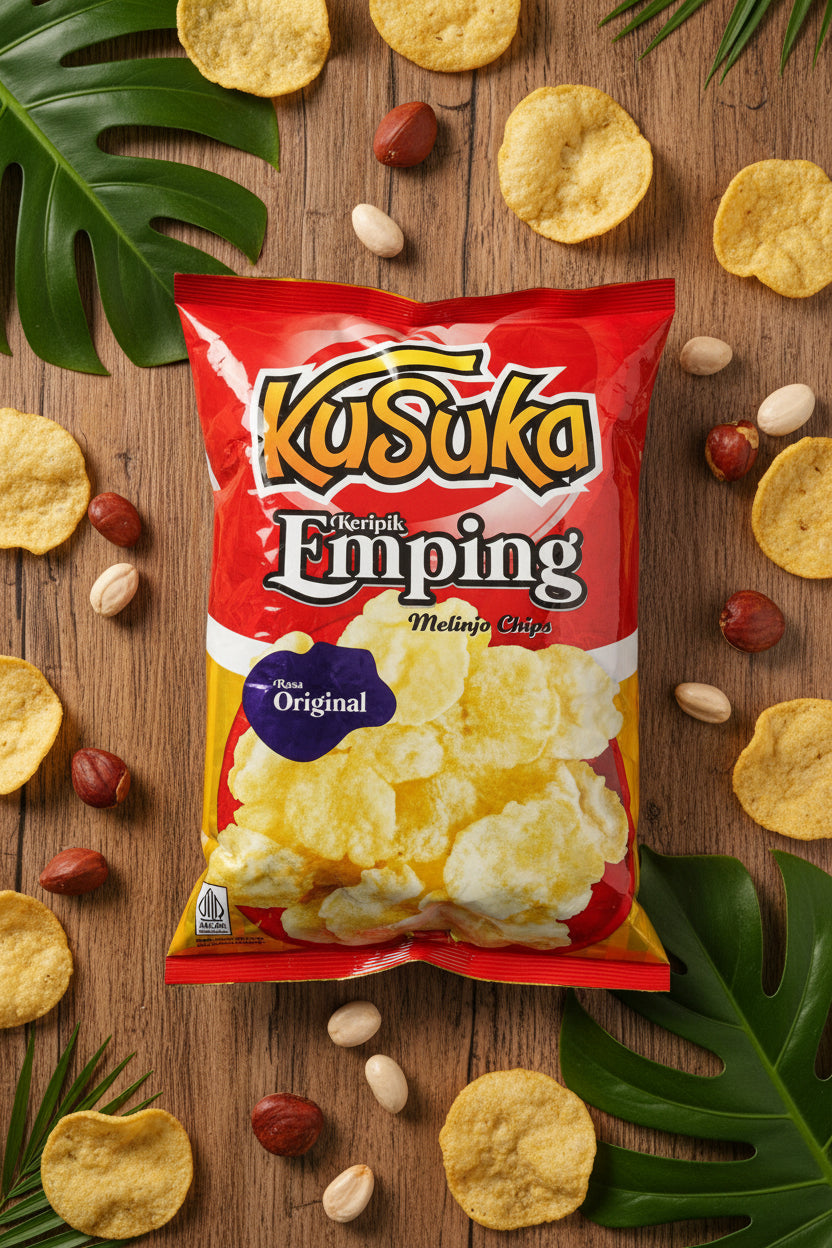 Kusuka Keripik Emping Original 40g.