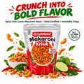 Kylafood Makaroni Kriuk Spicy Lime Leaves 50g. معكرونة كيلافود كريوك بنكهة أوراق الليمون الحارة 50 غرام