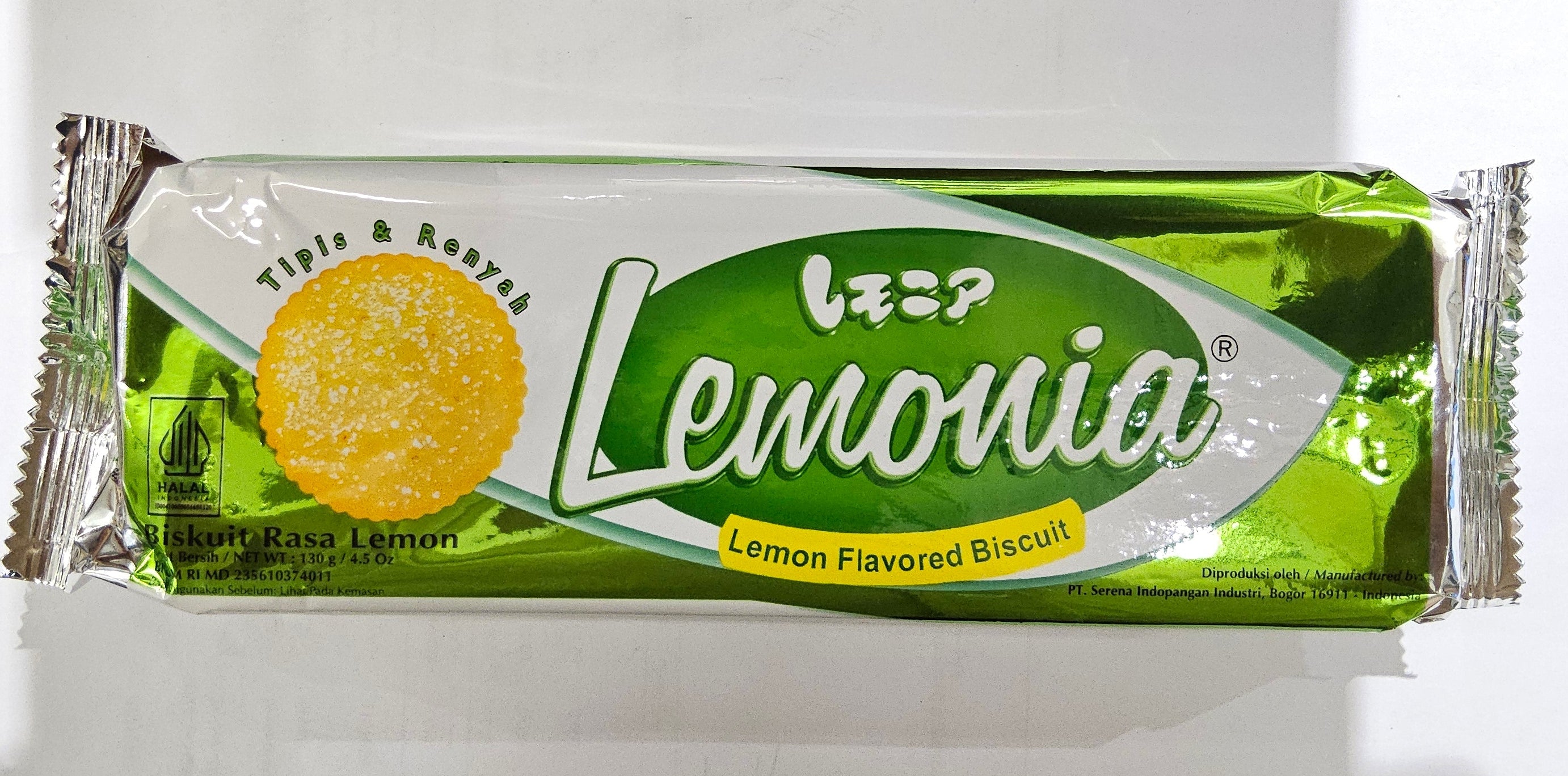 Lemonia Biskuit Rasa Lemon 130gr