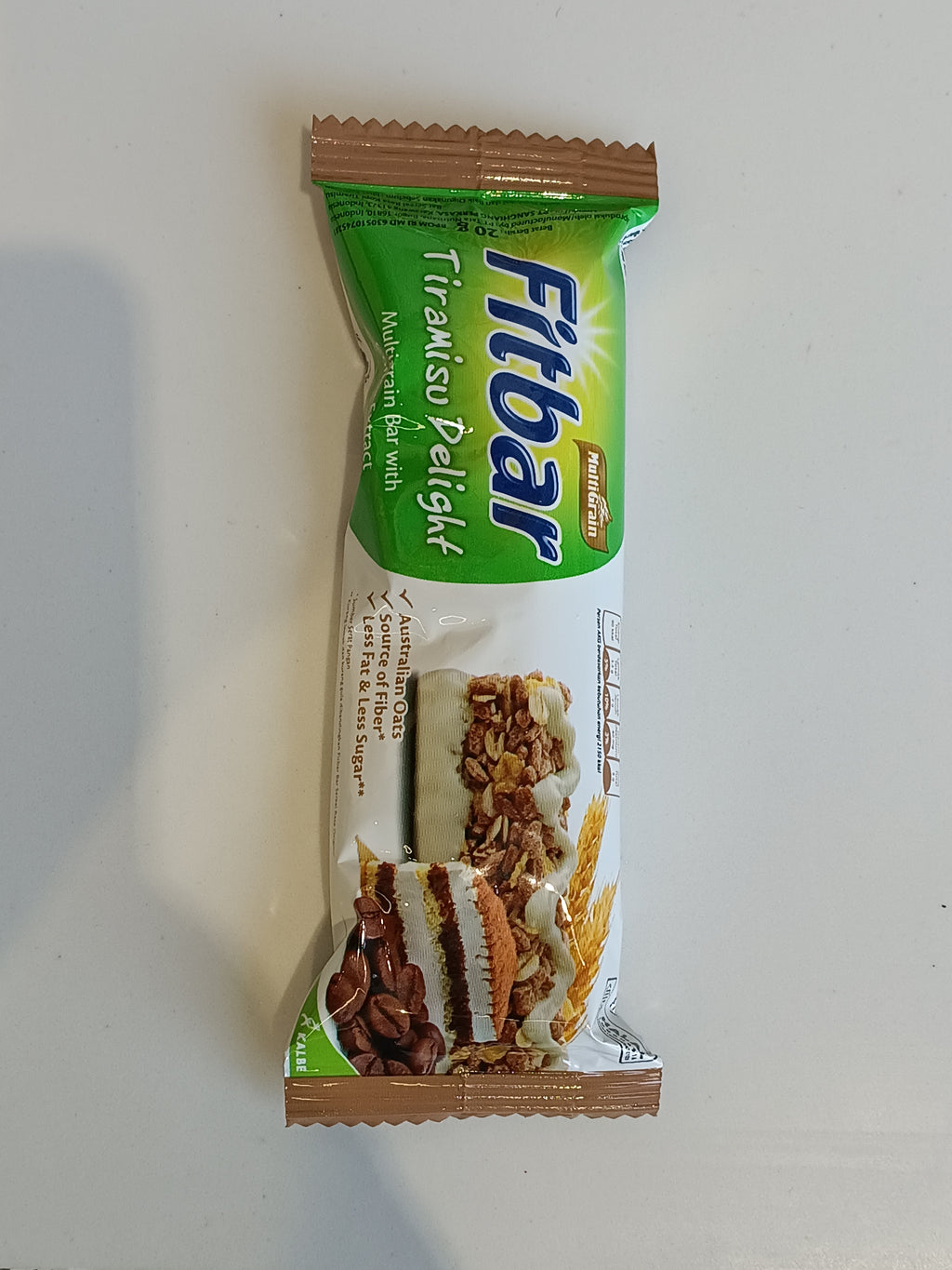 Fitbar Tiramisu delight 20g. فيت بار تيراميسو ديلايت 20 جم