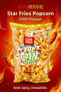 Star Fries Popcorn Chilli Flvr 30g. ستار فرايز بوب كورن بنكهة الفلفل الحار 30 غرام