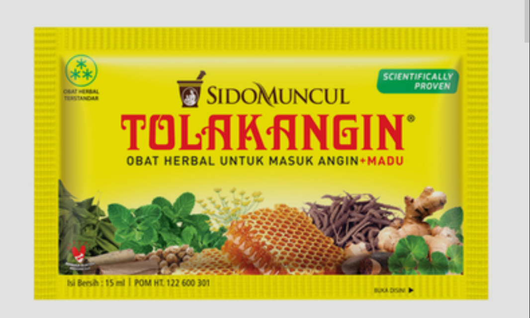 Sidomuncul Tolak Angin Original 15ml Sachet. كيس سيدومونكول تولاك أنجين الأصلي 15 مل
