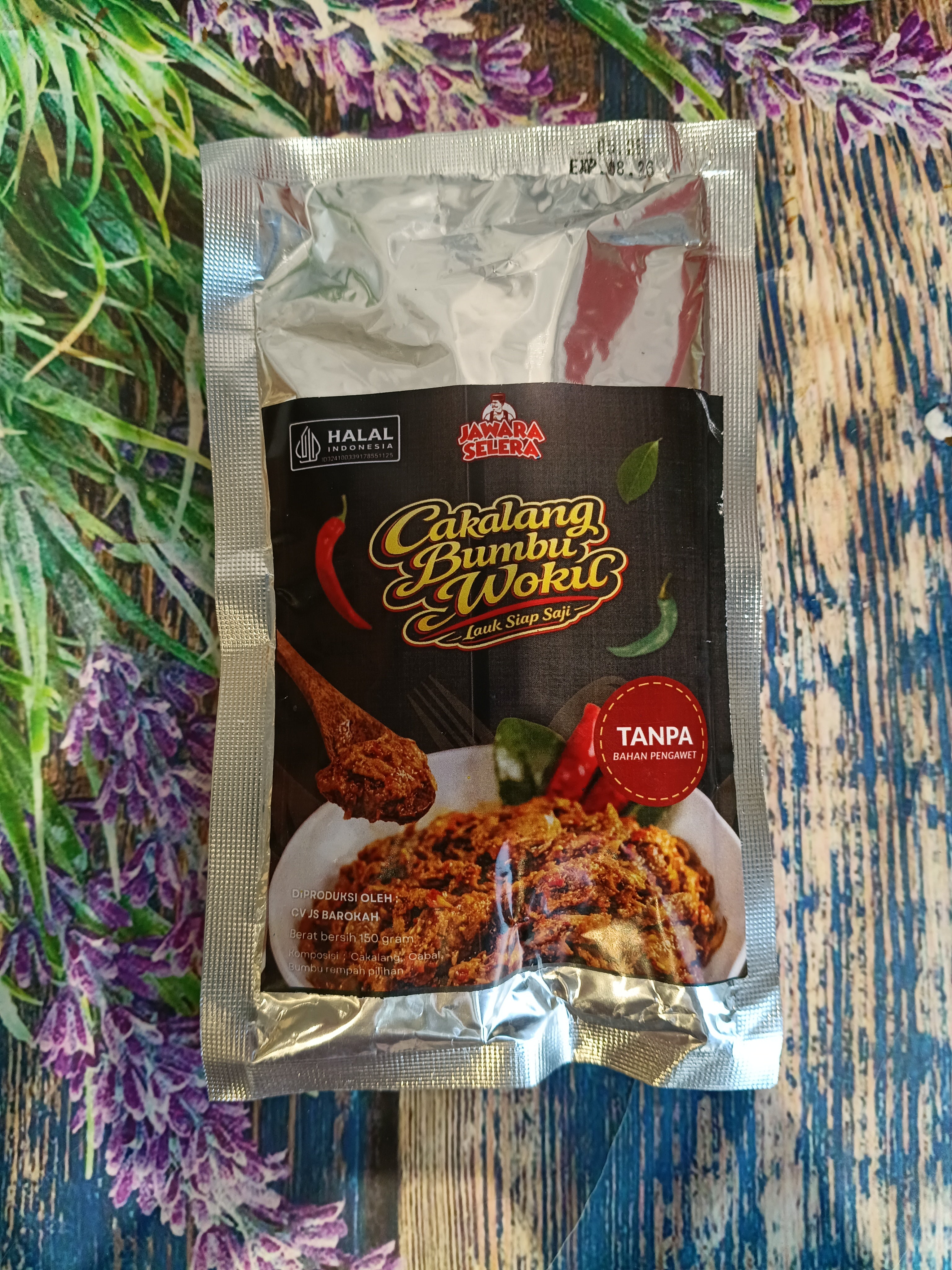 Jawara Selera Cakalang Bumbu Woku 150gr. بطل المذاق، توابل كاكالانج ووكو 150 جرام