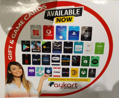 Paykart Ooredoo/Vodafone Recharge Services