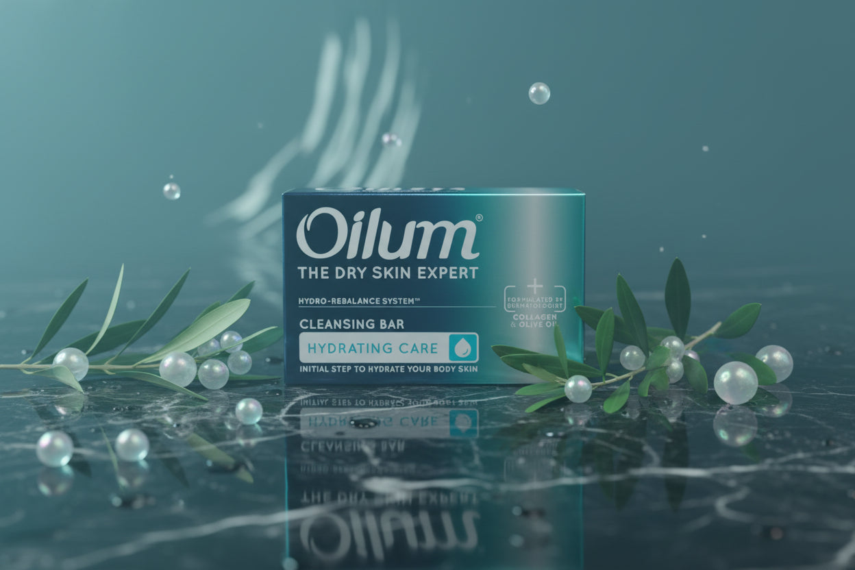 Oilum Hydrating Care Soap Bar 85g. صابونة "أويلوم" (Oilum) المرطبة للعناية بالبشرة، 85 جم
