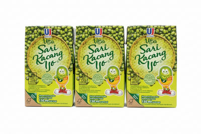 Ultra Jaya Sari Kacang Ijo 150ml. عصير الفاصوليا الخضراء ألترا جايا 150 مل