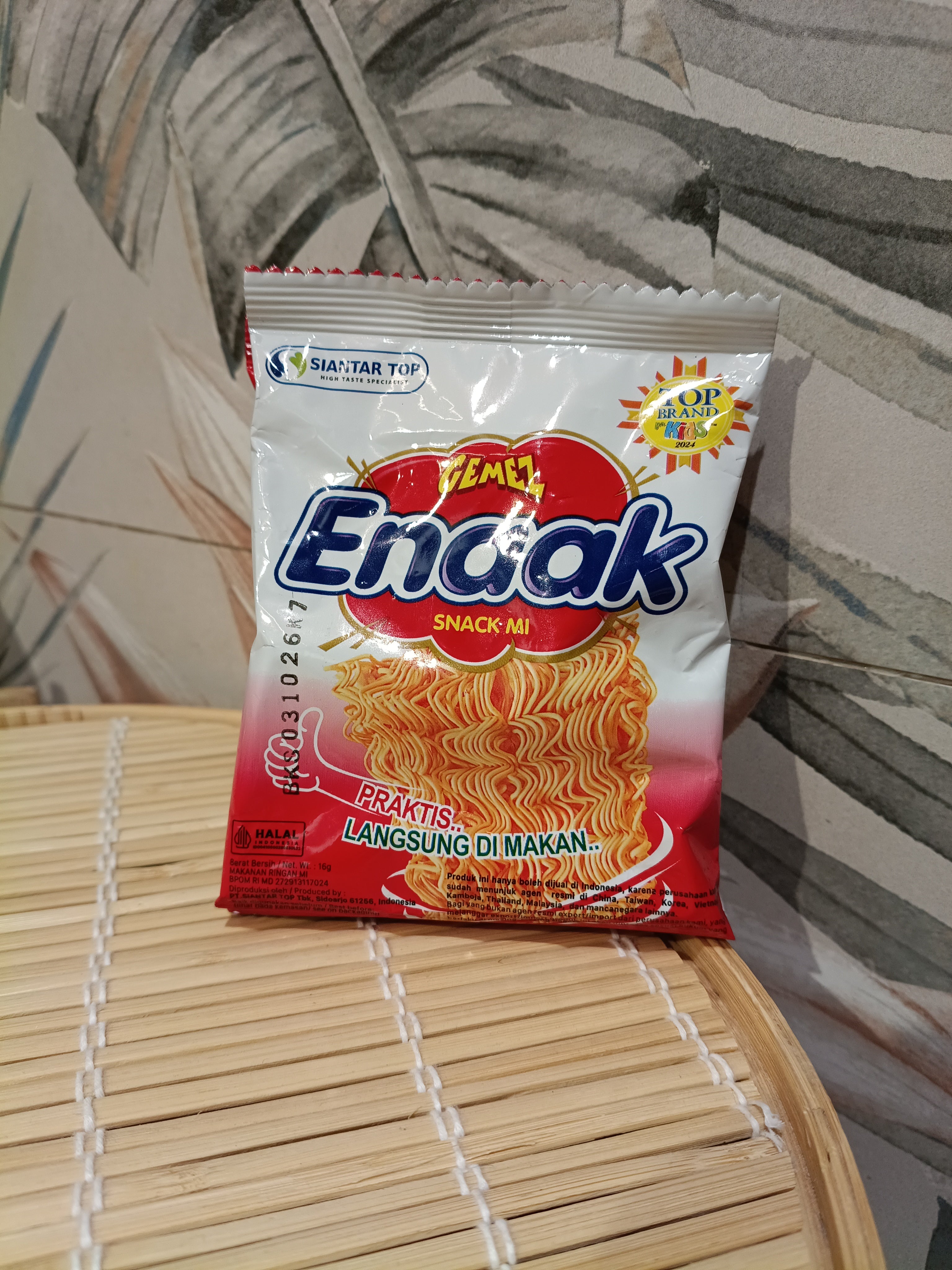 Siantar Top Enak Gemez 16gr. سيانتار توب ديليشوس آند ديليشوس 16 غرام