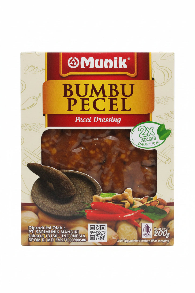 Munik Bumbu Pecel 200g. توابل مونيك بيسيل 200 غرام