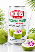 Noogy Coconut Water With Pulp 330ml. ماء جوز الهند من نوجي مع اللب 330 مل