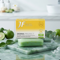 JF Derma Protect Green Cool Soap Bar 65g. صابونة JF Derma Protect Green Cool بوزن 65 غرام