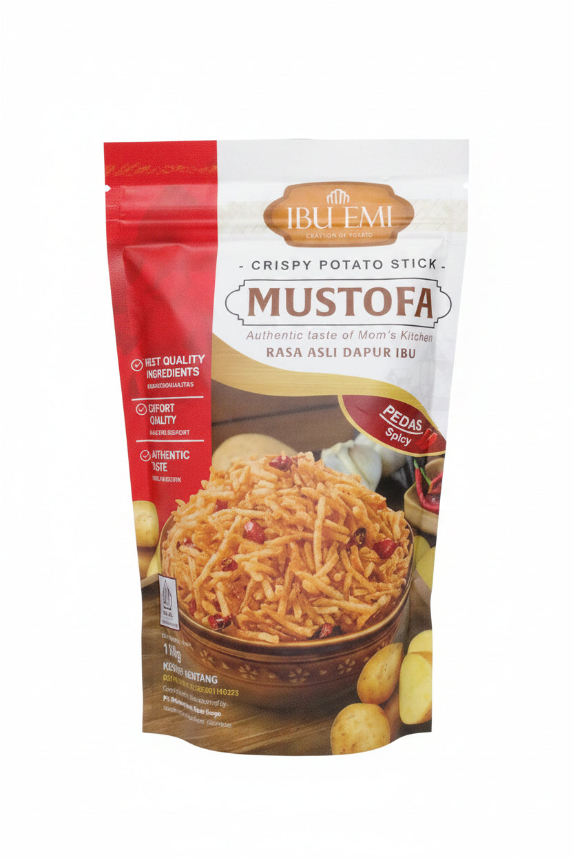 Ibu Emi Mustofa Kentang Pedas 100g