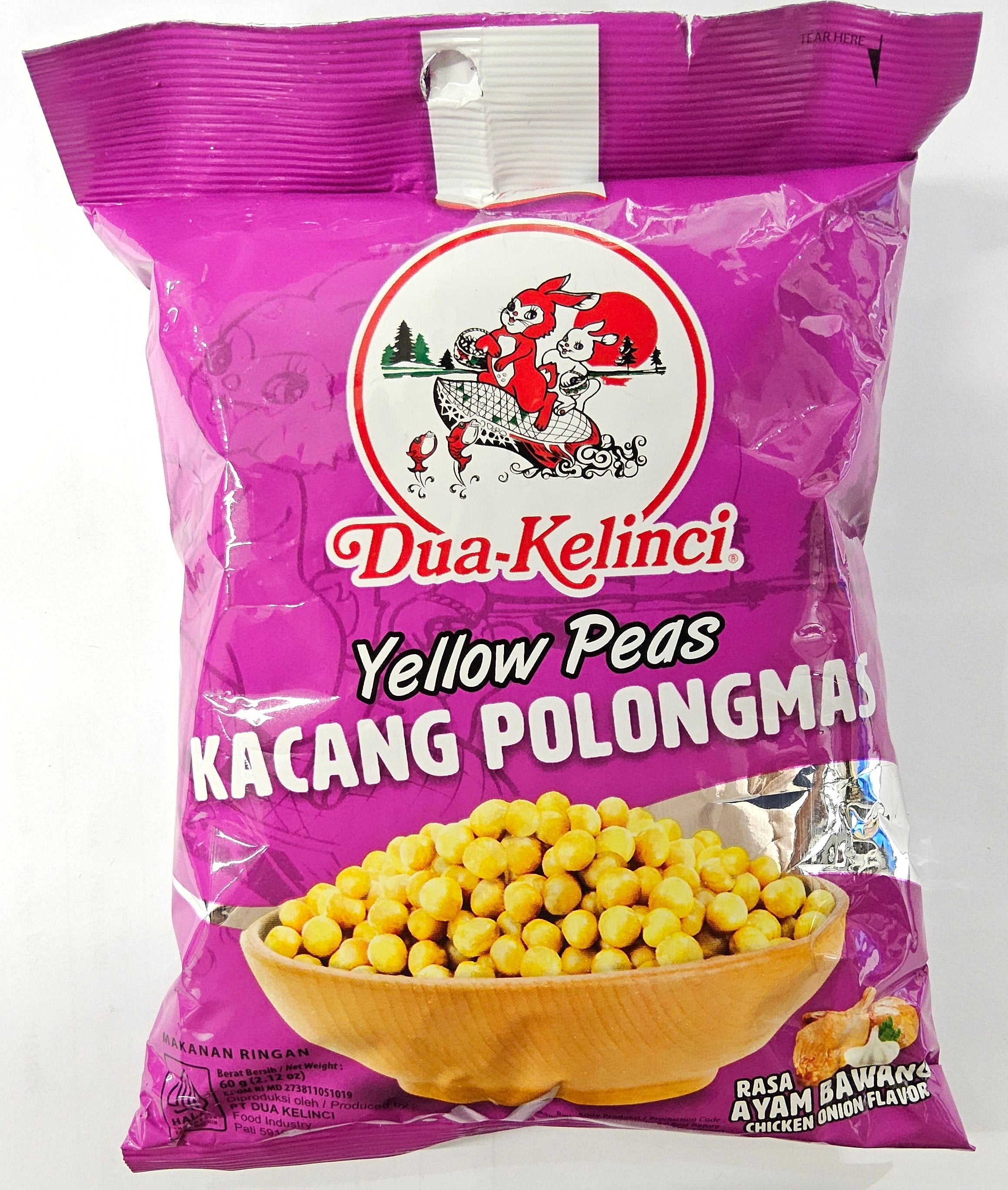 Dua Kelinci Kacang Polongmas Ayam Bawang 60 gr